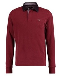 dunkelrotes Langarmshirt von Gant