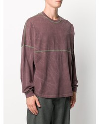 dunkelrotes Langarmshirt von Ambush