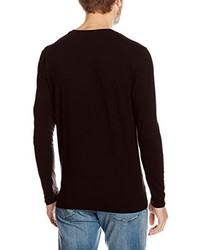 dunkelrotes Langarmshirt von New Look