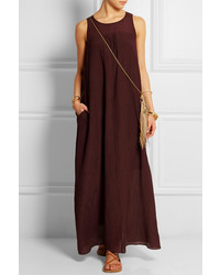 dunkelrotes Maxikleid von Madewell