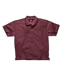 dunkelrotes Polohemd von Dickies