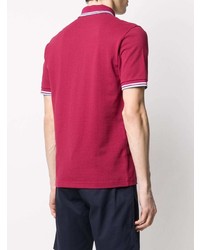 dunkelrotes Polohemd von Fred Perry