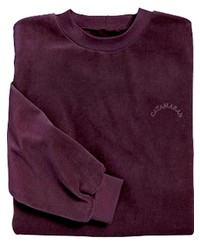 dunkelrotes Sweatshirt von CATAMARAN