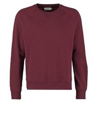 dunkelrotes Sweatshirt von Pier One