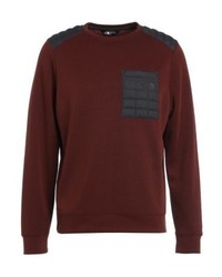 dunkelrotes Sweatshirt von The North Face