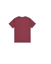 dunkelrotes T-Shirt mit einem Rundhalsausschnitt von Alpha Industries