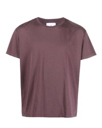 dunkelrotes T-Shirt mit einem Rundhalsausschnitt von Tagliatore