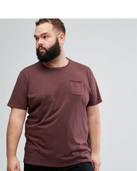 dunkelrotes T-Shirt mit einem Rundhalsausschnitt von Tokyo Laundry