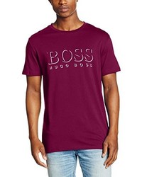 dunkelrotes T-shirt von BOSS HUGO BOSS