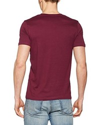 dunkelrotes T-shirt von Jack & Jones