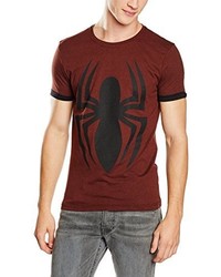 dunkelrotes T-shirt von Marvel