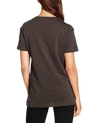 dunkelrotes T-shirt von Replay