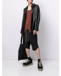 dunkelrotes Trägershirt von Rick Owens DRKSHDW