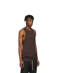 dunkelrotes Trägershirt von Rick Owens