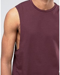 dunkelrotes Trägershirt von Asos