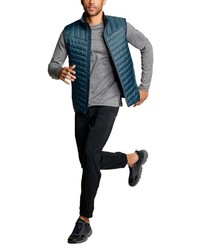 dunkeltürkise ärmellose Jacke von Eddie Bauer