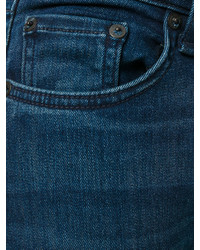 dunkeltürkise enge Jeans aus Baumwolle von Rag & Bone