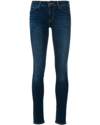 dunkeltürkise enge Jeans aus Baumwolle von Levi's