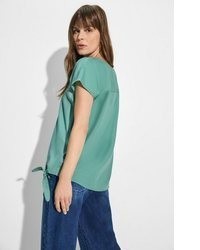 dunkeltürkise Bluse von Cecil
