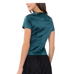 dunkeltürkise Bluse von ESPRIT Collection