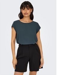 dunkeltürkise Bluse von Only