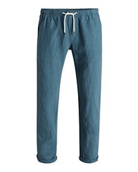 dunkeltürkise Chinohose von edc by Esprit