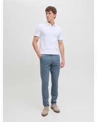 dunkeltürkise Chinohose von Jack & Jones