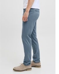 dunkeltürkise Chinohose von Jack & Jones