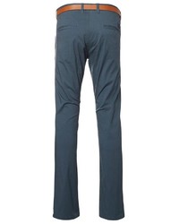 dunkeltürkise Chinohose von Selected Homme