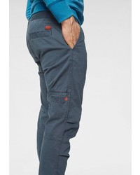 dunkeltürkise Chinohose von Superdry