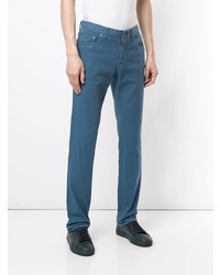dunkeltürkise enge Jeans von Brioni