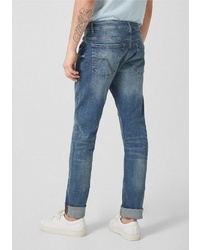 dunkeltürkise enge Jeans von Q/S designed by