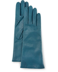 dunkeltürkise Handschuhe