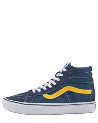 dunkeltürkise hohe Sneakers aus Wildleder von Vans