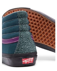 dunkeltürkise hohe Sneakers von Vans