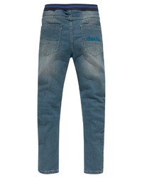 dunkeltürkise Jeans mit Schottenmuster von Bench