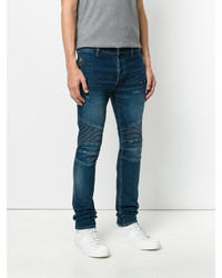 dunkeltürkise Jeans von Balmain