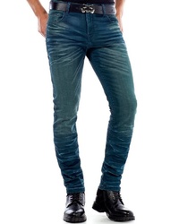 dunkeltürkise Jeans von Cipo & Baxx