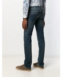 dunkeltürkise Jeans von Etro