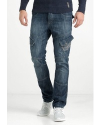 dunkeltürkise Jeans von Crosshatch