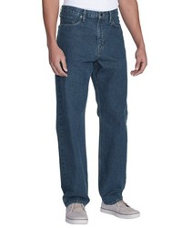 dunkeltürkise Jeans von Eddie Bauer