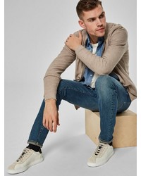 dunkeltürkise Jeans von Selected Homme