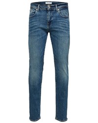 dunkeltürkise Jeans von Selected Homme