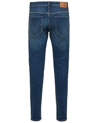 dunkeltürkise Jeans von Selected Homme