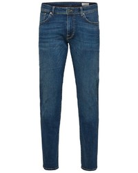 dunkeltürkise Jeans von Selected Homme