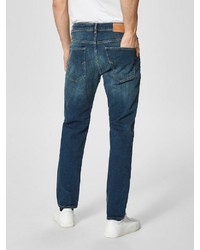 dunkeltürkise Jeans von Selected Homme