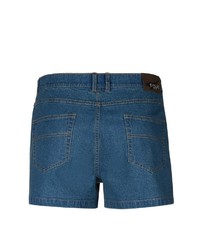 dunkeltürkise Jeansshorts von Eagle No. 7