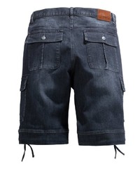 dunkeltürkise Jeansshorts von MEN PLUS BY HAPPY SIZE