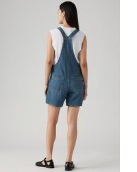 dunkeltürkise Latzhose von Levi's