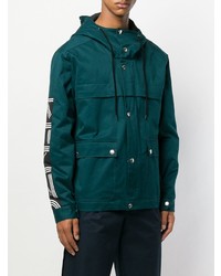 dunkeltürkise Militärjacke von Kenzo